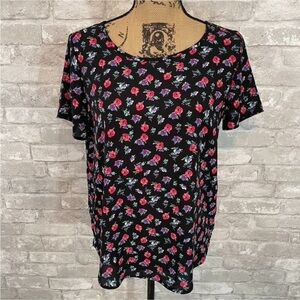 PREMISE Rosettes Black Blouse